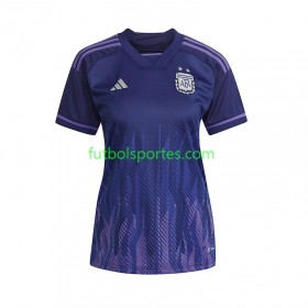 Camiseta Argentina Mujer Segunda Equipación Copa Mundo 2022